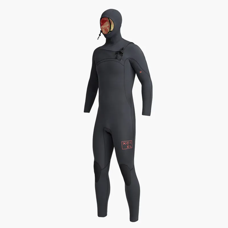 Xcel Mens Comp X 5.5/4.5 Hooded 2021 Wetsuit Black